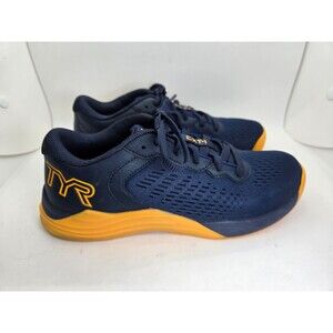 TYR CXT-1 Trainer Shoes Men’s 5.5 Navy Blue Athletic Training Workout Sneakers